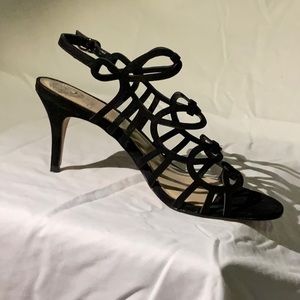 Vince Camuto Strappy Black Sandals.